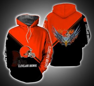 Fire Eagle Cleveland Browns Hoodie gifts for browns fans