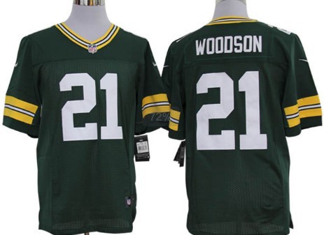 Green Bay Packers #21 Charles Woodson Green Limited Jersey