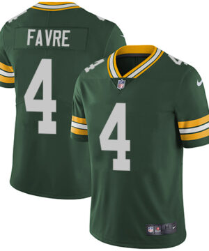 Green Bay Packers 4 Brett Favre Green Team Color Mens Stitched NFL Vapor Untouchable Limited Jersey