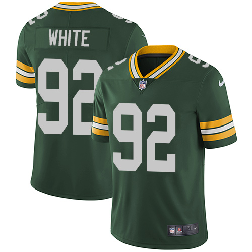 Green Bay Packers #92 Reggie White Green Team Color Men's Stitched NFL Vapor Untouchable Limited Jersey