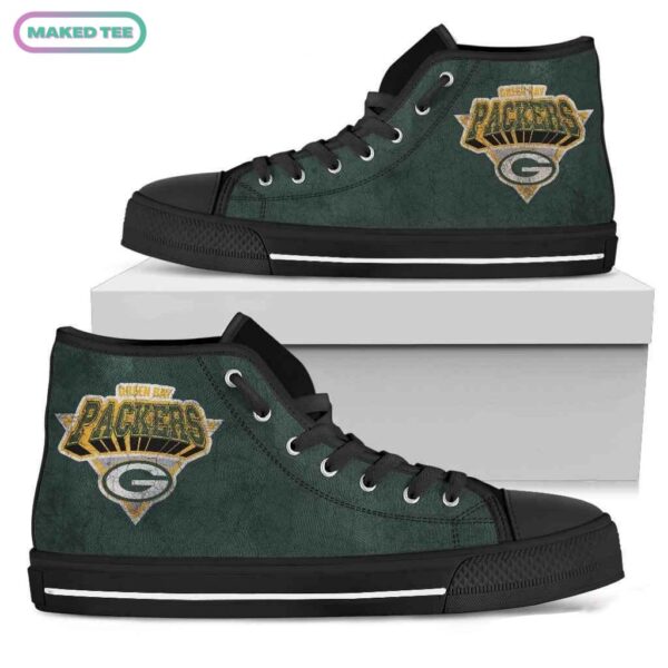 Green Bay Packers High Top Shoes Sport Sneakers