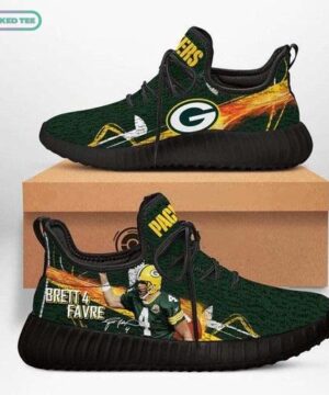 Green Bay Packers Team Shoes Customize Yeezy Sneakers For Fan
