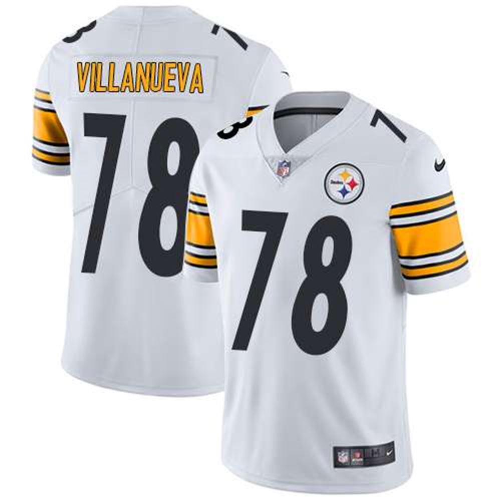 Pittsburgh Steelers #78 Alejandro Villanueva White Men's Stitched NFL Vapor Untouchable Limited Jersey