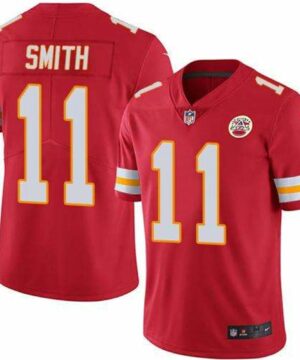 Kansas City Chiefs 11 Alex Smith Red Team Color Vapor Untouchable Limited Stitched NFL Jersey