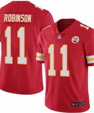 Kansas City Chiefs 11 Demarcus Robinson Red Vapor Untouchable Limited Stitched NFL Jersey
