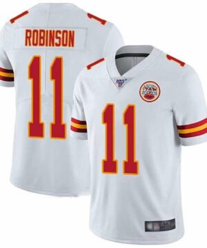 Kansas City Chiefs 11 Demarcus Robinson White Vapor Untouchable Limited Stitched NFL Jersey