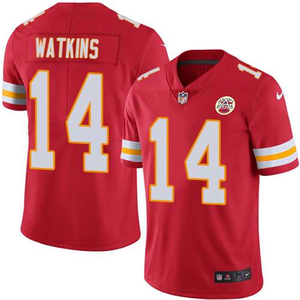 Kansas City Chiefs #14 Sammy Watkins Red Vapor Untouchable Limited Stitched NFL Jersey