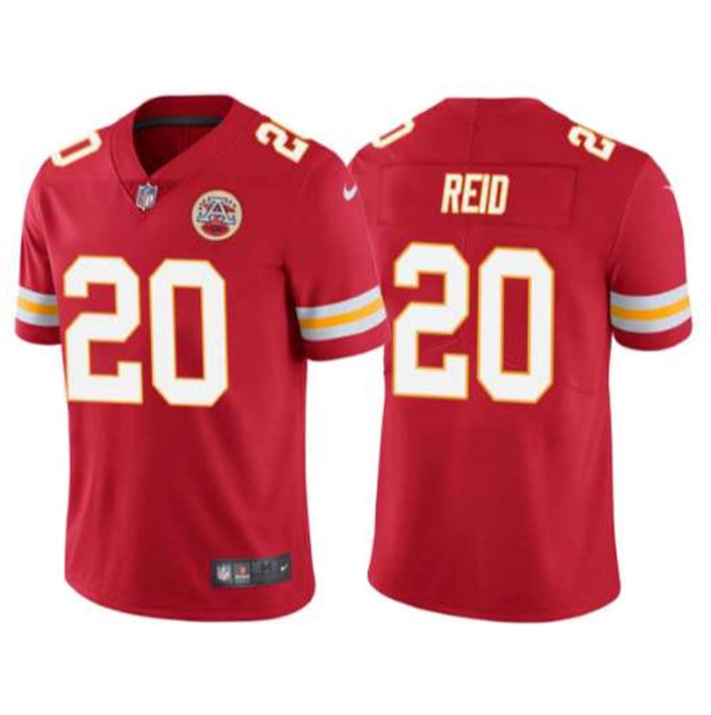 Kansas City Chiefs #20 Justin Reid Red Vapor Untouchable Limited Stitched Jersey