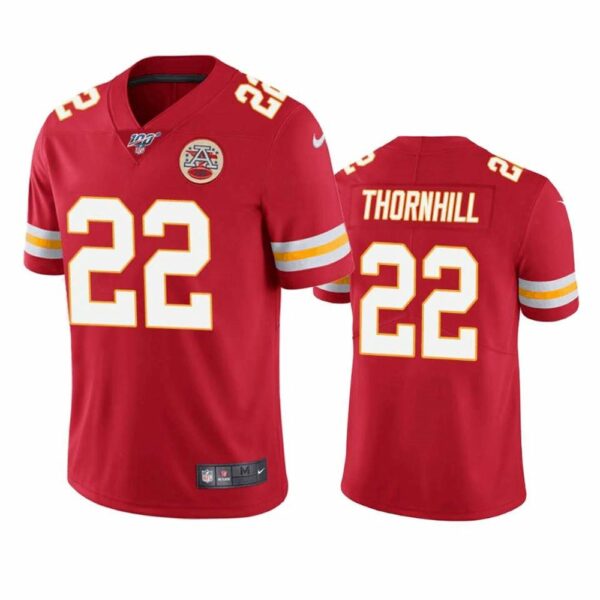 Kansas City Chiefs 22 Juan Thornhill Red 2019 100th Season Vapor Untouchable Limited Stitched NFL Jersey
