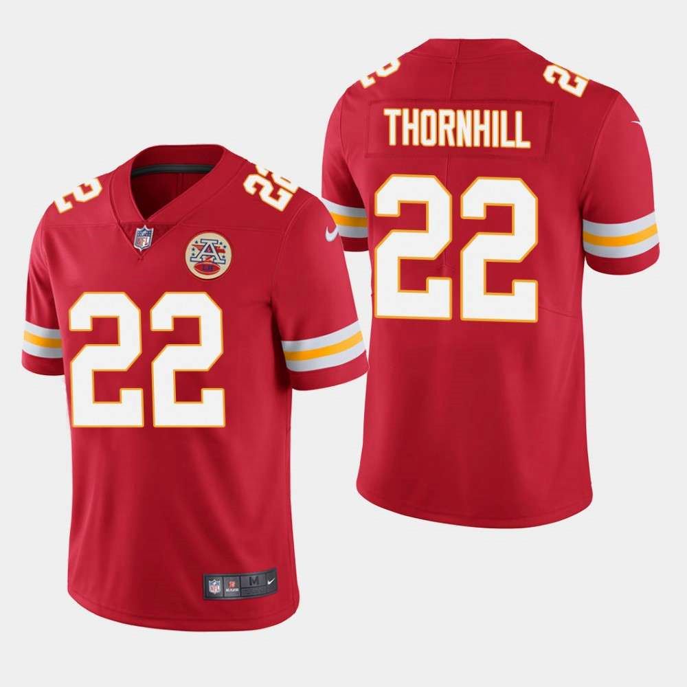 Kansas City Chiefs #22 Juan Thornhill Red Vapor Untouchable Limited Stitched NFL Jersey