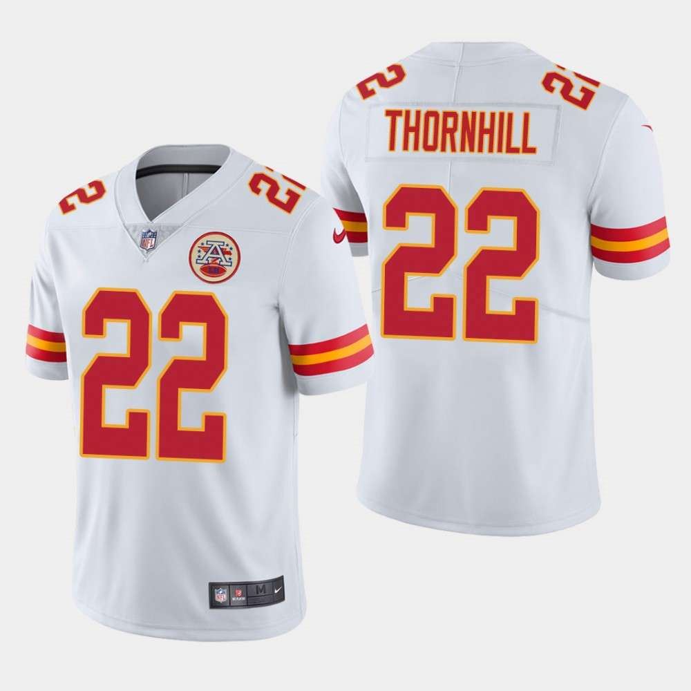 Kansas City Chiefs #22 Juan Thornhill White Vapor Untouchable Limited Stitched NFL Jersey