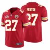 Kansas City Chiefs 27 Rashad Fenton Red 2021 Super Bowl LV Limited Stitched NFL Jersey