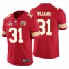 Kansas City Chiefs 31 Darrel Williams Red 2021 Super Bowl LV Limited Stitched NFL Jersey