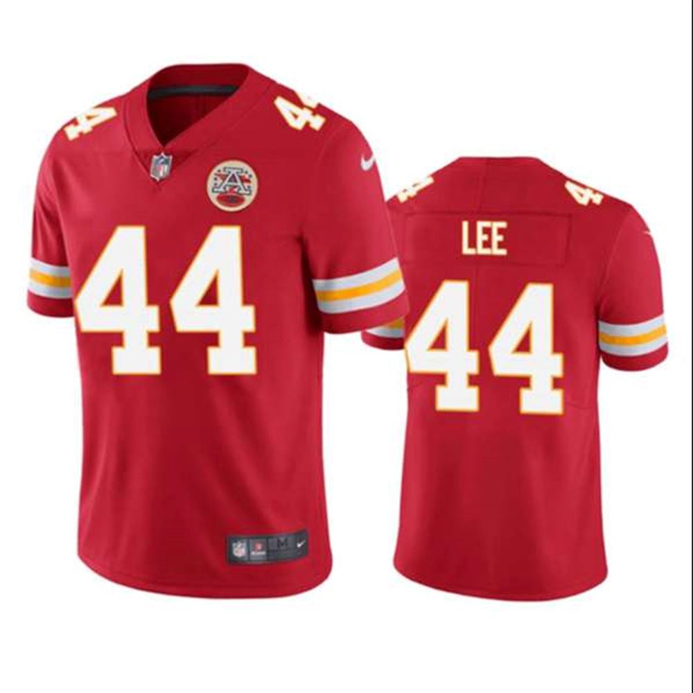 Kansas City Chiefs #44 Elijah Lee Red Vapor Untouchable Limited Stitched Jersey