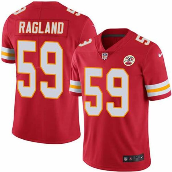Kansas City Chiefs 59 Reggie Ragland Red Vapor Untouchable Limited Stitched NFL Jersey