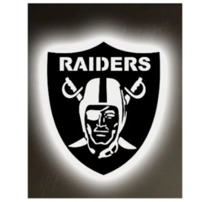 Lighted Raiders Wall Decor