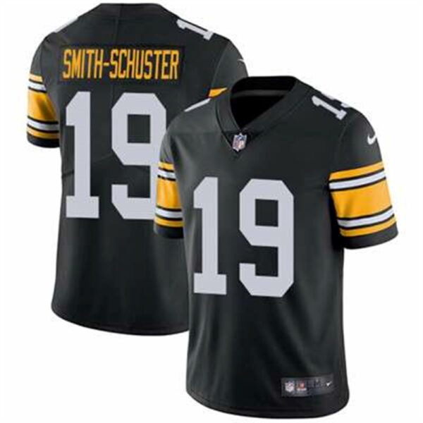 Nike Pittsburgh Steelers 19 JuJu Smith Schuster Black Alternate Mens Stitched NFL Vapor Untouchable Limited Jersey
