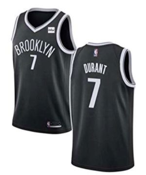 Nets 7 Kevin Durant Black Stitched NBA Jersey