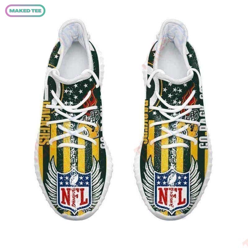 Nfl Green Bay Packers Go Pack Go Like Yeezy Sneakers Shoes For Men And Women Tdt884 Ds0 07426 yzb