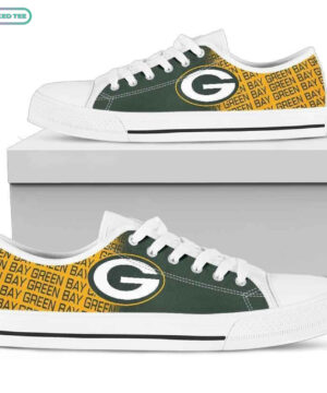 Nfl Green Bay Packers Low Top Shoes Sport Sneakers