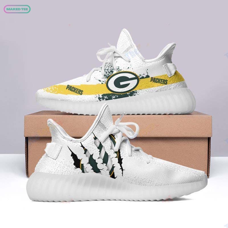 Nfl Green Bay Packers Sport Teams Yeezy Custom Sneakers Shoes For Men Women Tnt 00549 yzb