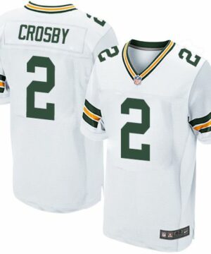 Nike Packers 2 Mason Crosby White Mens Stitched NFL Elite Jersey