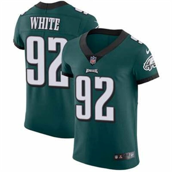 Nike Philadelphia Eagles 92 Reggie White Midnight Green Team Color Stitched NFL Vapor Untouchable Elite Jersey