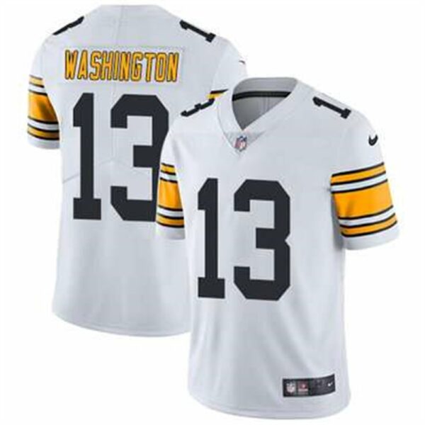 Nike Pittsburgh Steelers 13 James Washington White Mens Stitched NFL Vapor Untouchable Limited Jersey