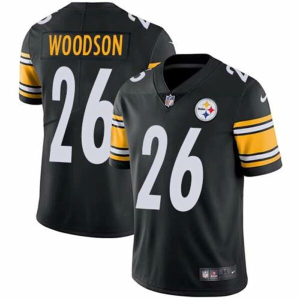 Nike Pittsburgh Steelers 26 Rod Woodson Limited Vapor Untouchable Black Home Jersey