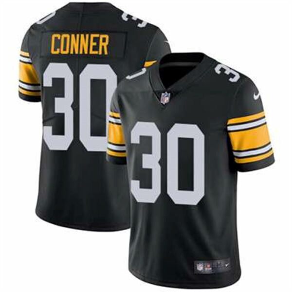 Nike Pittsburgh Steelers 30 James Conner Black Alternate Mens Stitched NFL Vapor Untouchable Limited Jersey