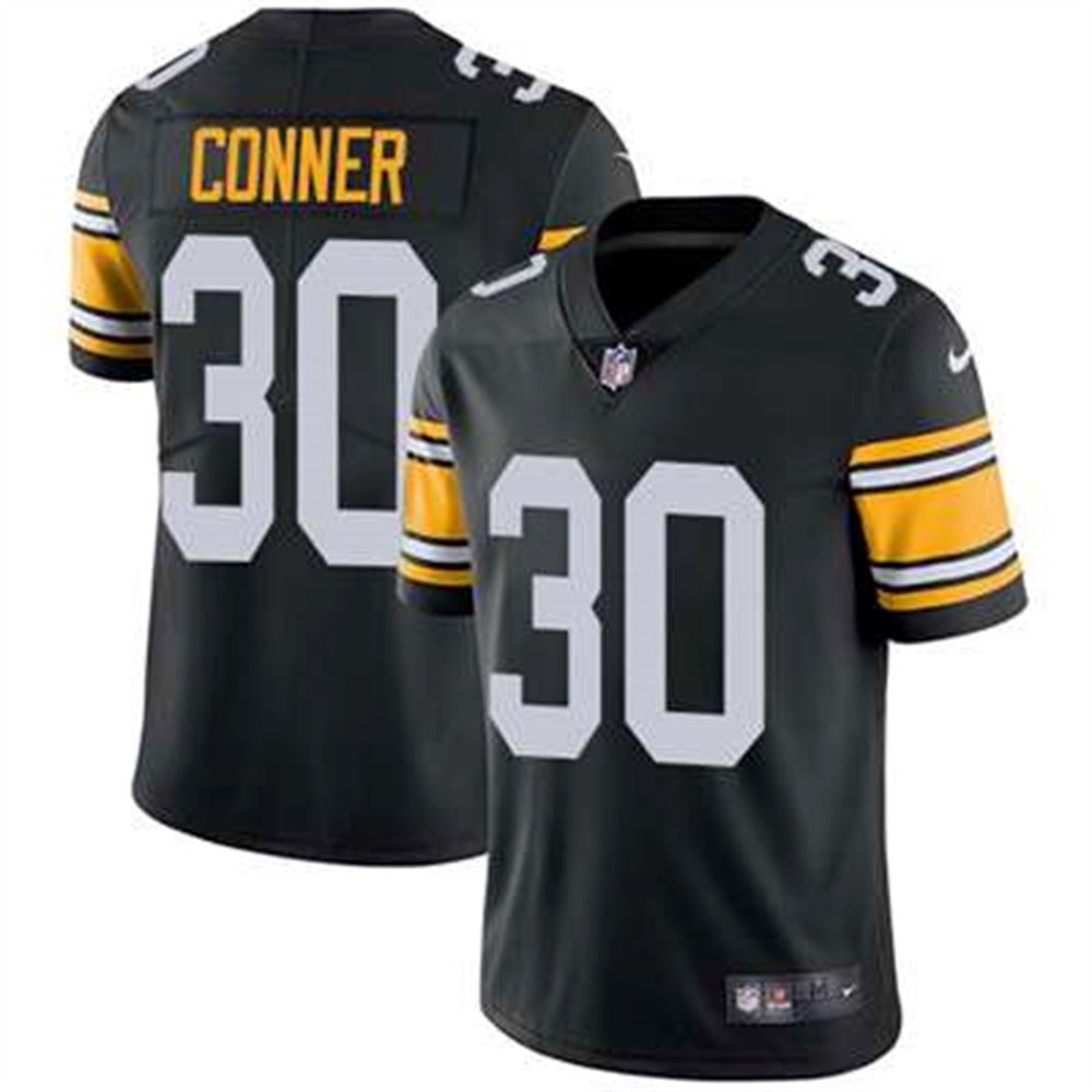 Pittsburgh Steelers #30 James Conner Black Alternate Men's Stitched NFL Vapor Untouchable Limited Jersey