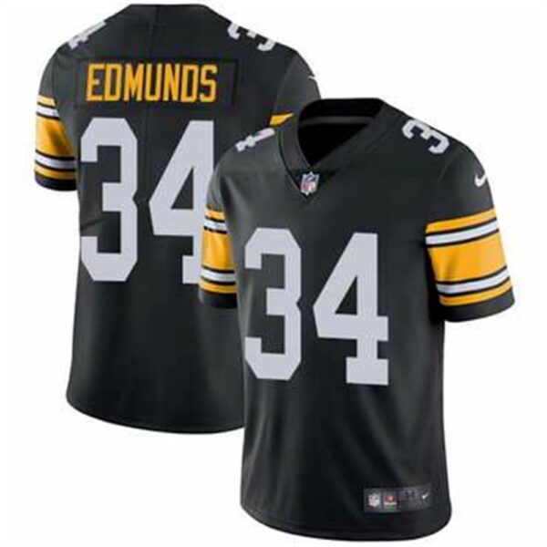 Nike Pittsburgh Steelers 34 Terrell Edmunds Black Team Color Mens Stitched NFL Vapor Untouchable Limited Jersey