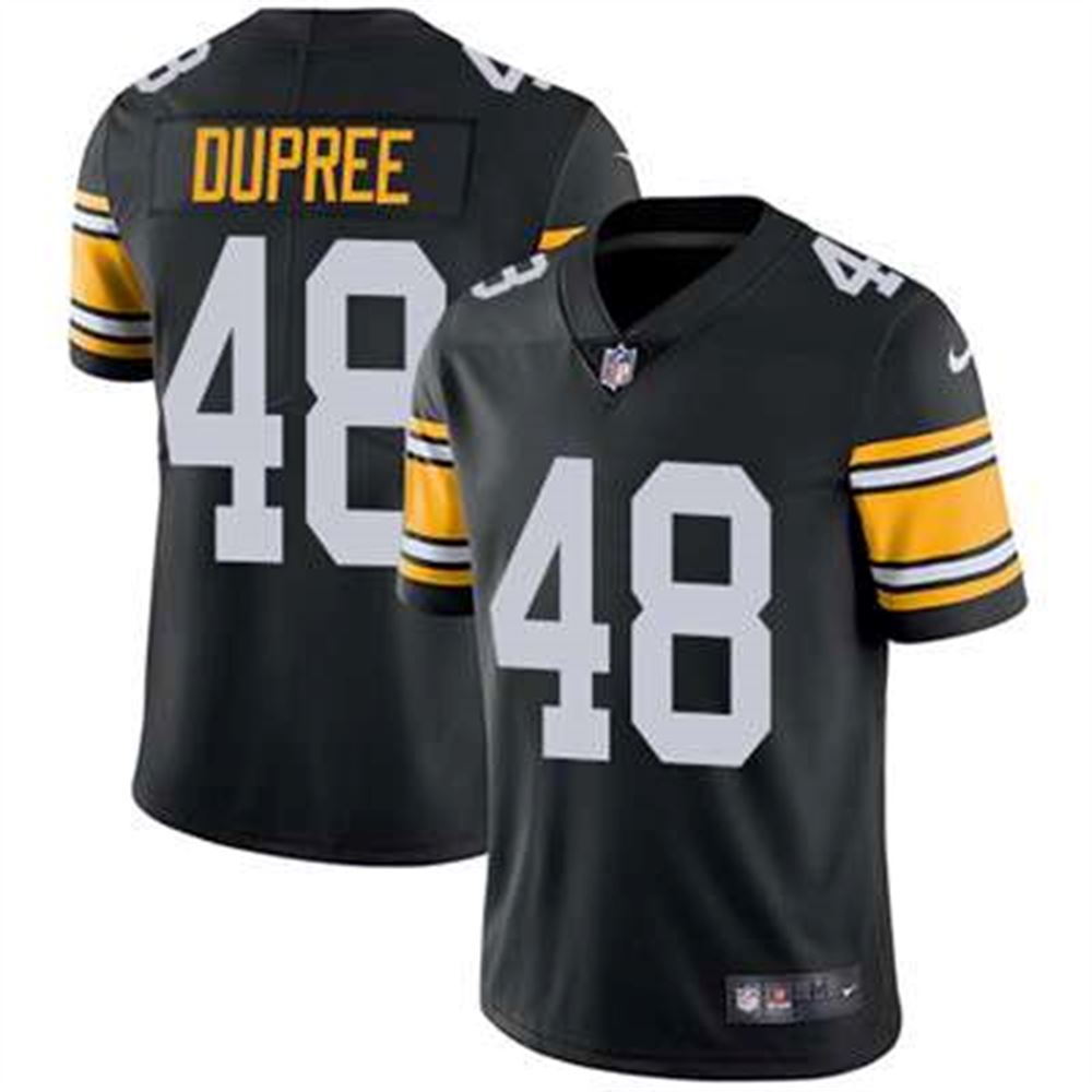 Pittsburgh Steelers #48 Bud Dupree Black Alternate Men's Stitched NFL Vapor Untouchable Limited Jersey