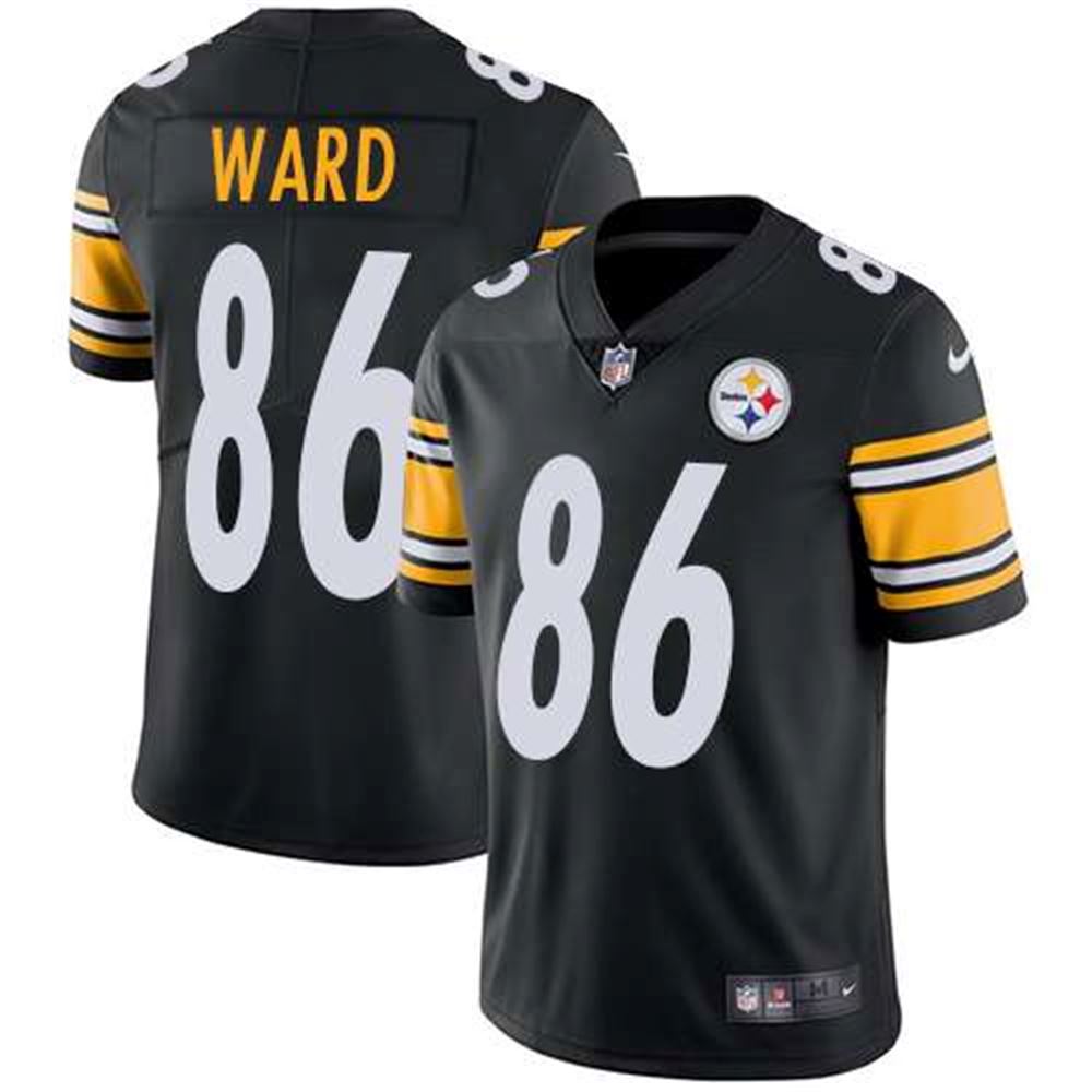 Pittsburgh Steelers #86 Hines Ward Black Team Color Men's Stitched NFL Vapor Untouchable Limited Jersey