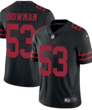 Nike San Francisco 49ers 53 NaVorro Bowman Black Alternate Stitched NFL Vapor Untouchable Limited Jersey