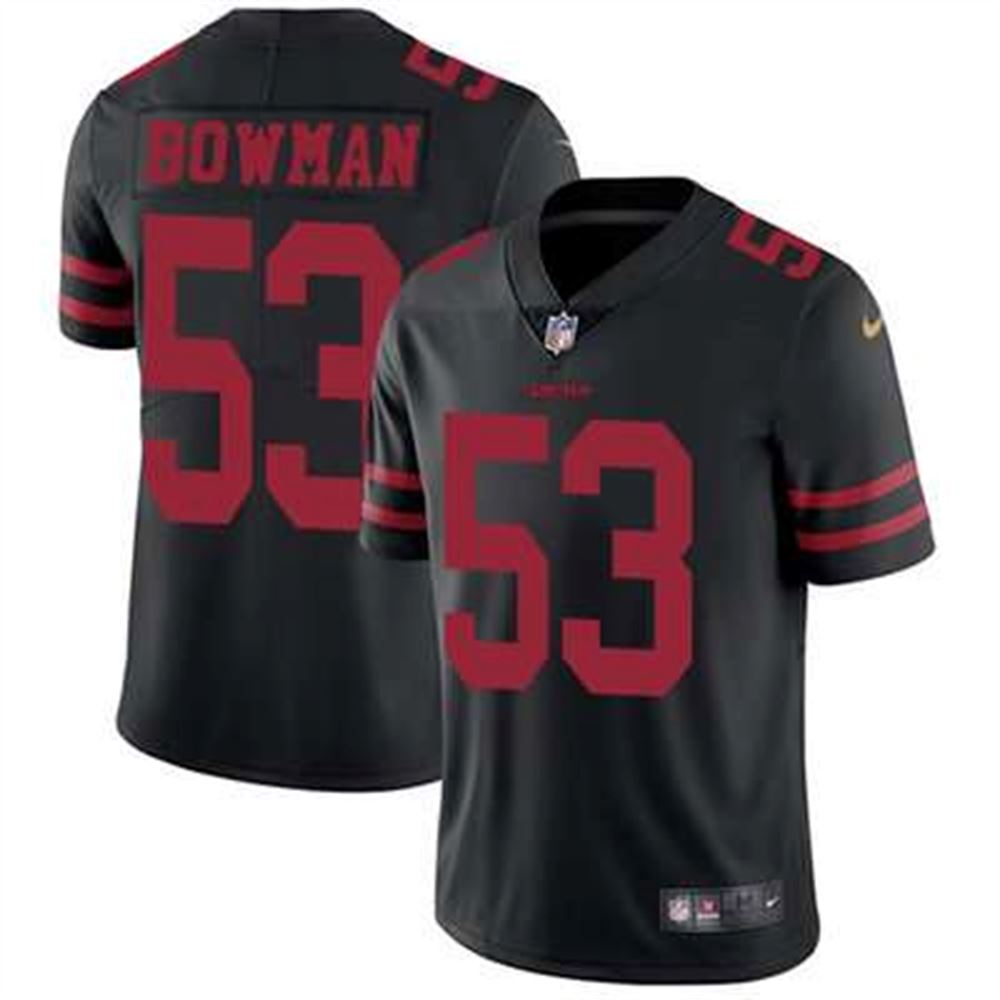 San Francisco 49ers #53 NaVorro Bowman Black Alternate Stitched NFL Vapor Untouchable Limited Jersey