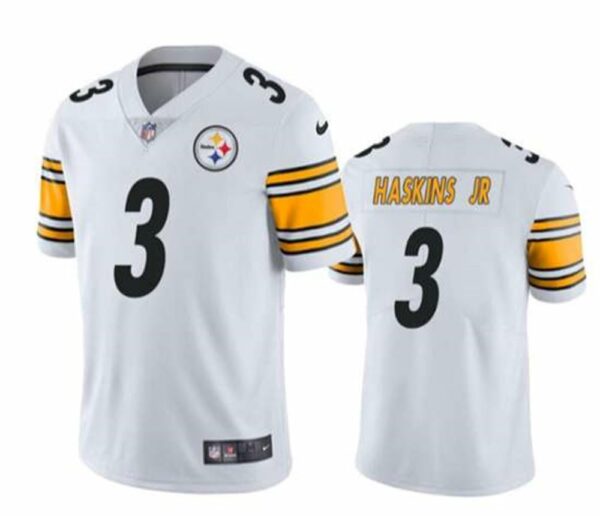Pittsburgh Steelers 3 Dwayne Haskins Jr White Vapor Untouchable Limited Stitched Jersey