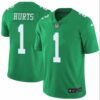 Philadelphia Eagles 1 Jalen Hurts Light Green 2021 Vapor Untouchable Stitched NFL Nike Limited Jersey
