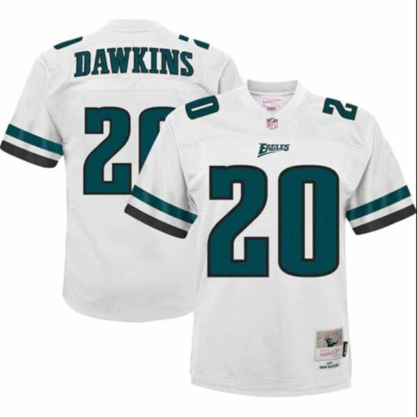 Philadelphia Eagles 20 Brian Dawkins White 2004 Stitched Jersey