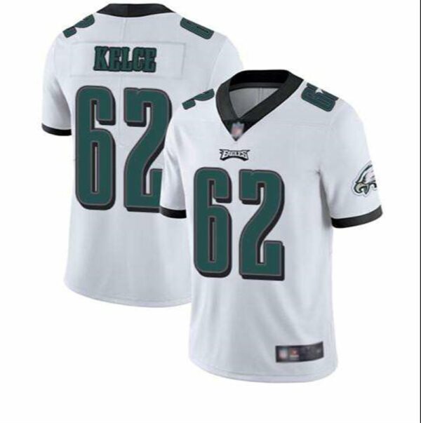 Philadelphia Eagles 62 Jason Kelce White Vapor Untouchable Limited Stitched NFL Jersey