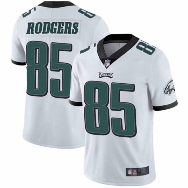 Philadelphia Eagles 85 Richard Rodgers White Vapor Untouchable Limited Stitched NFL Jersey