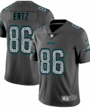 Philadelphia Eagles 86 Zach Ertz 2019 Gray Fashion Static Limited Stitched NFL Jersey