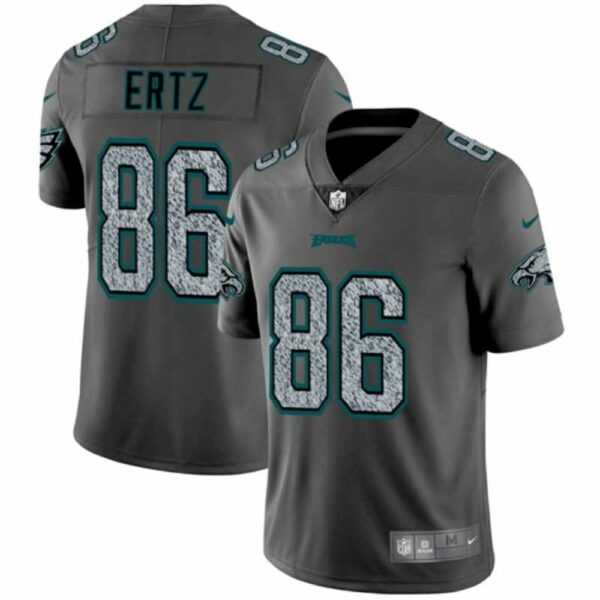 Philadelphia Eagles 86 Zach Ertz 2019 Gray Fashion Static Limited Stitched NFL Jersey