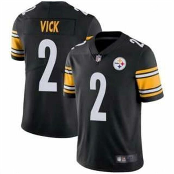 Pittsburgh Steelers 2 Michael Vick Black Vapor Untouchable Limited Stitched Jersey