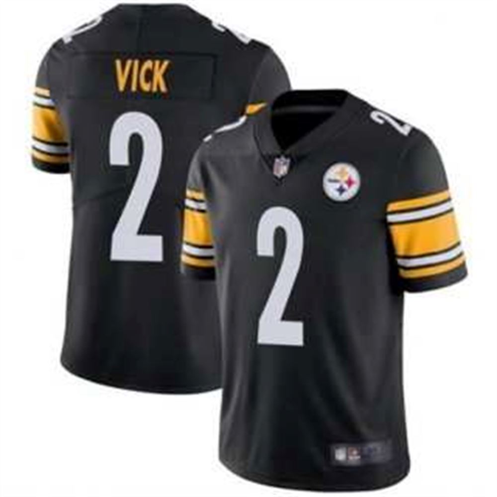 Pittsburgh Steelers #2 Michael Vick Black Vapor Untouchable Limited Stitched Jersey