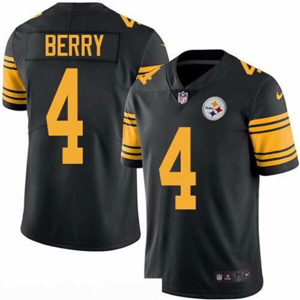 Pittsburgh Steelers 4 Jordan Berry Black 2016 Color Rush Stitched NFL Nike Limited Jersey