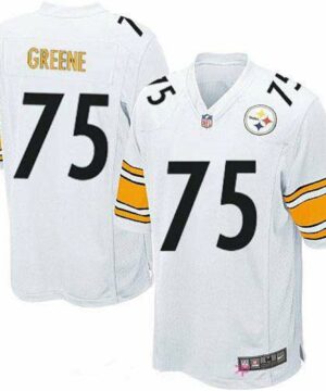 Pittsburgh Steelers 75 Joe Greene White Road Stitched NFL Nike Game Jersey