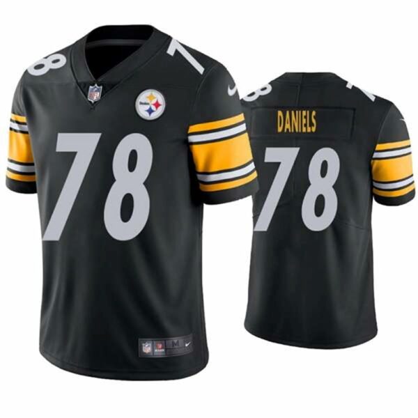 Pittsburgh Steelers 78 James Daniels Black Vapor Untouchable Limited Stitched Jersey