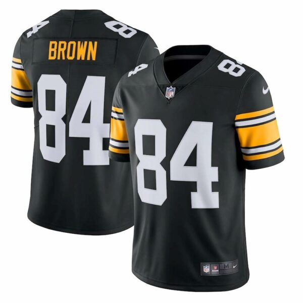 Pittsburgh Steelers 84 Antonio Brown Black Vapor Untouchable Limited Stitched NFL Jersey