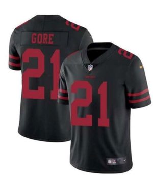 San Francisco 49ers 21 Frank Gore Black Vapor Untouchable Limited Stitched Jersey
